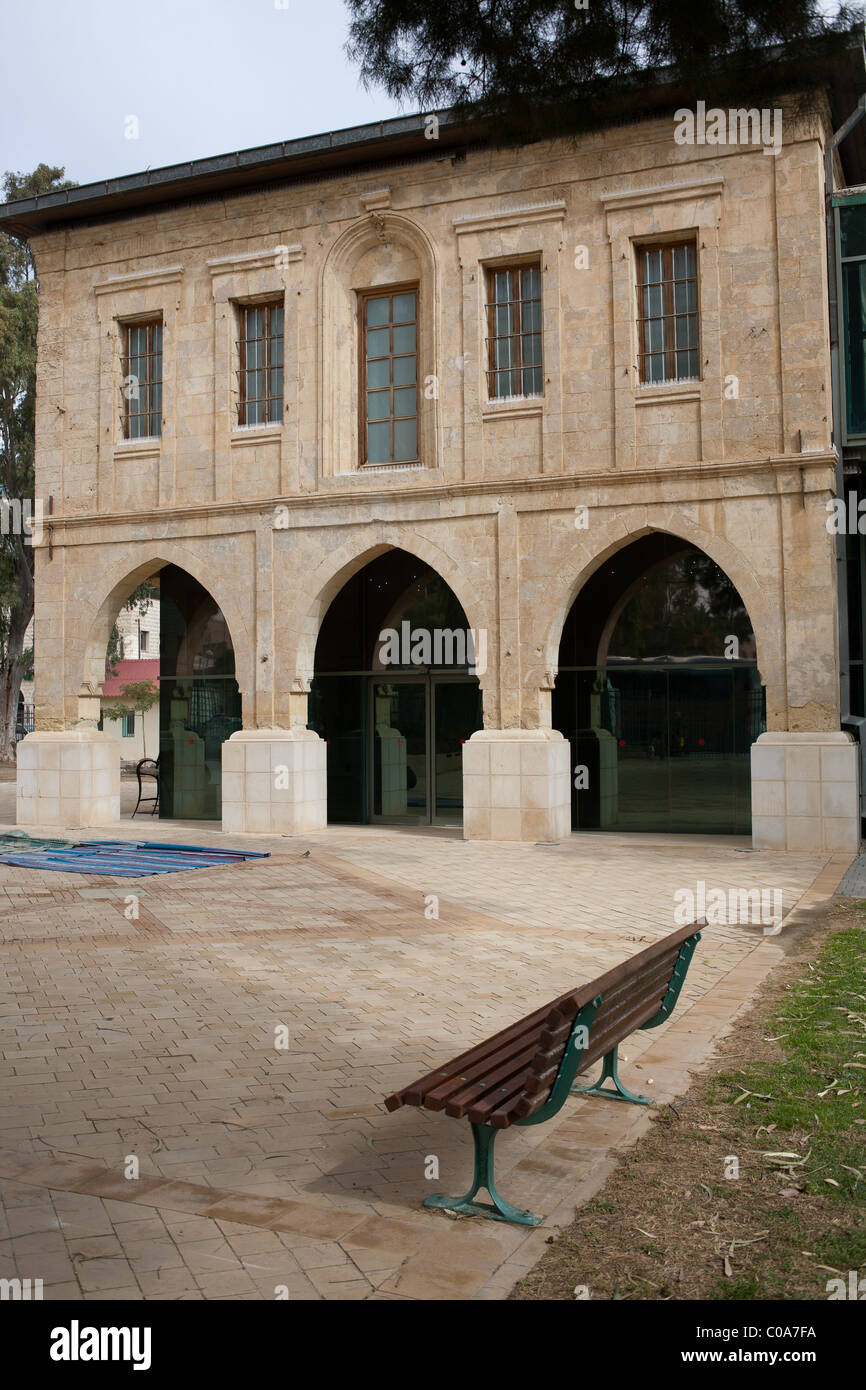 La Résidence du gouverneur a été construit par les Turcs en 1906, à côté de la Grande Mosquée de Beer-sheva Israël Banque D'Images