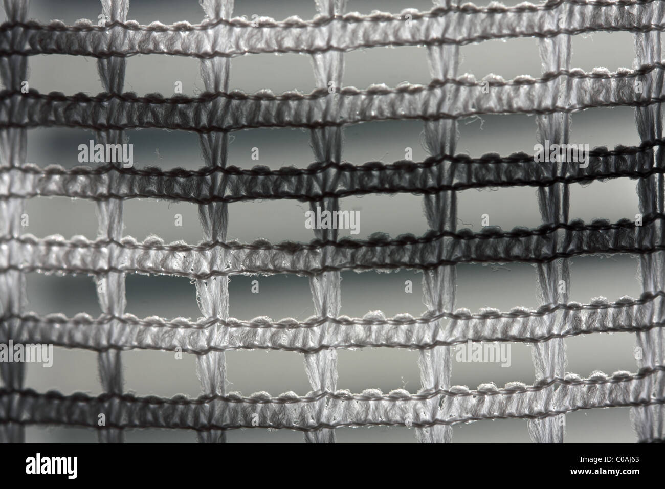 Fond Textile, rideaux lacé de canette Banque D'Images