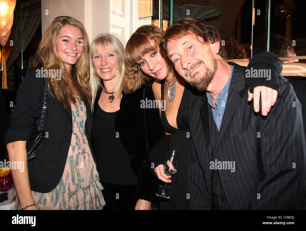 Chris Rea et de la famille fête de lancement pour le nouveau livre de Michael Winner 'gagnant' Dîners du lieu au restaurant Belvedere. Londres, Banque D'Images