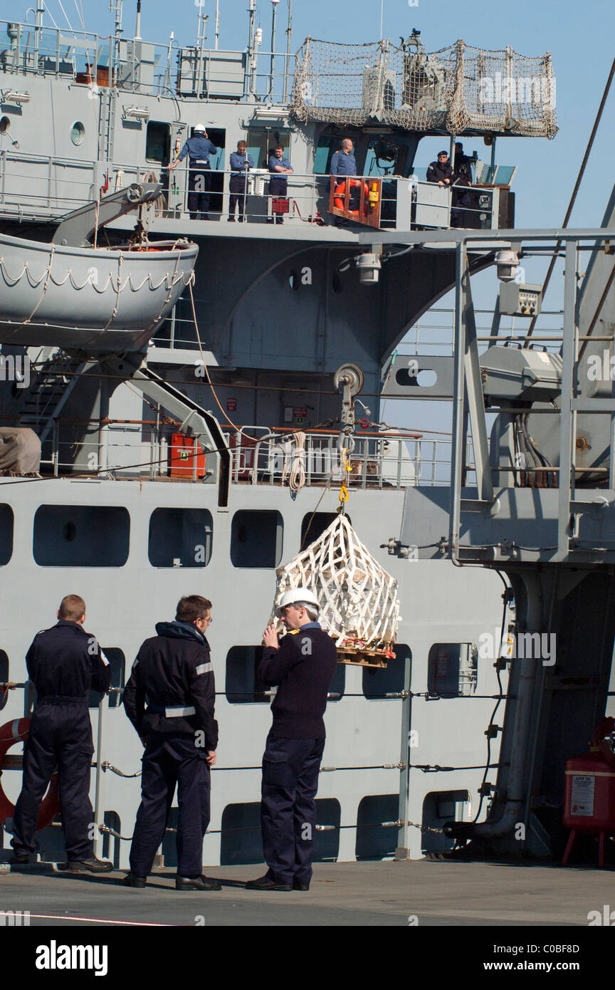 La reconstitution de l'assaut des magasins bateau HMS Rempart prend sur les magasins de Fort Rosalie de demandes. Banque D'Images