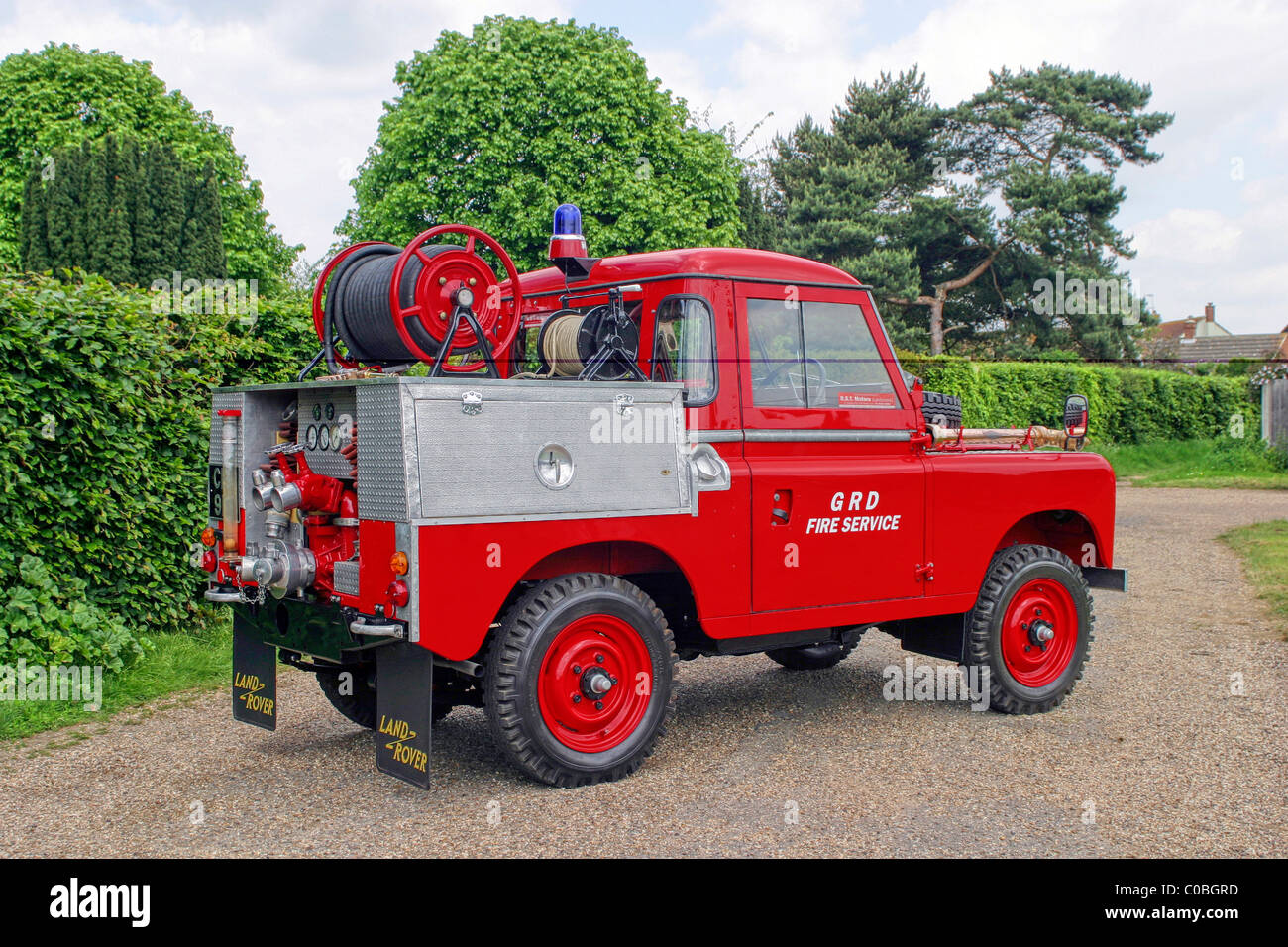 Fire Service Range Rover Projet land rover Banque de photographies et d’images à haute ...