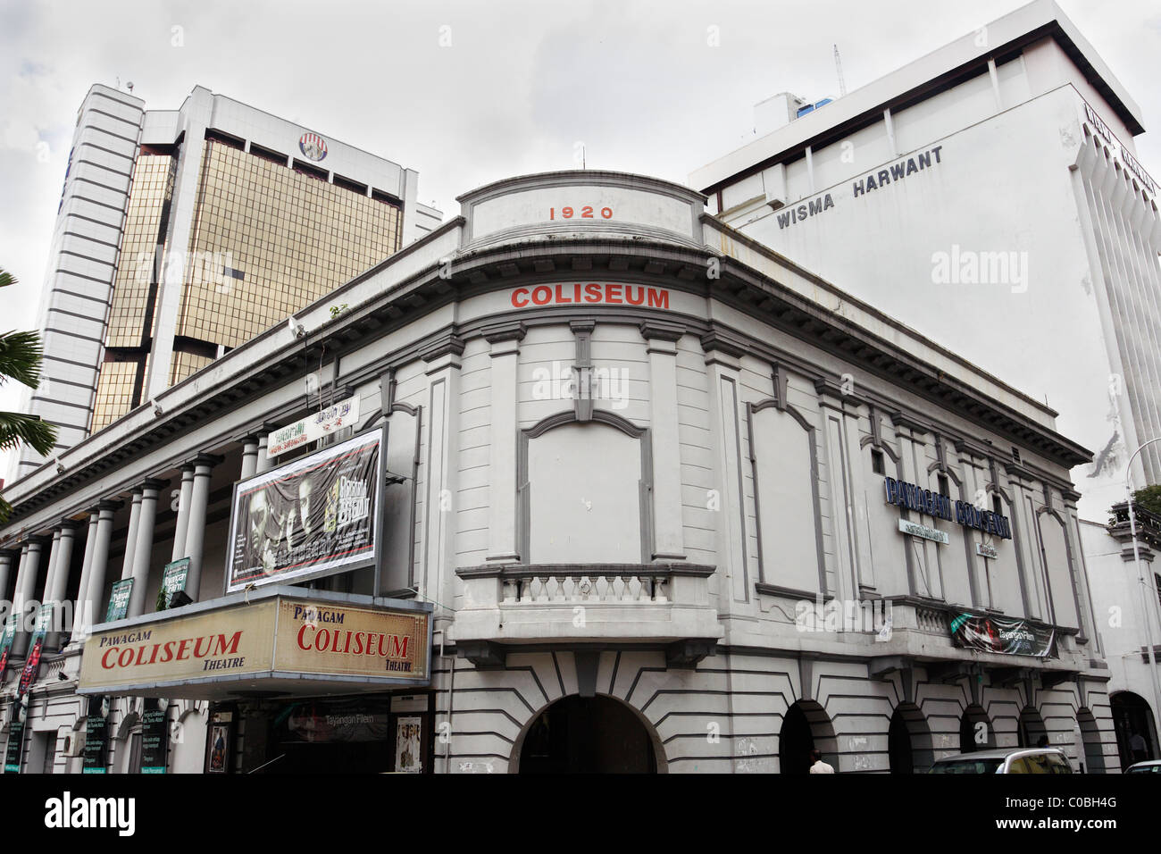 Coliseum Theatre au Parc Tunku Abdul Rahman Road, à Kuala Lumpur, Malaisie. Banque D'Images