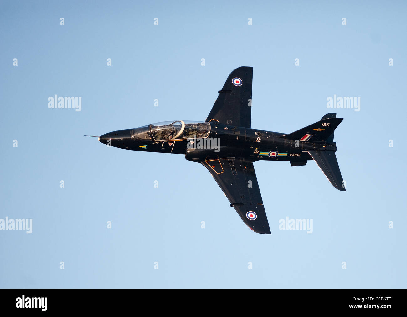 Le premier Hawk est entré en service avec la RAF en 1976, à la fois en tant qu'advanced flying-avions d'entraînement et une formation d'armes avion : Banque D'Images