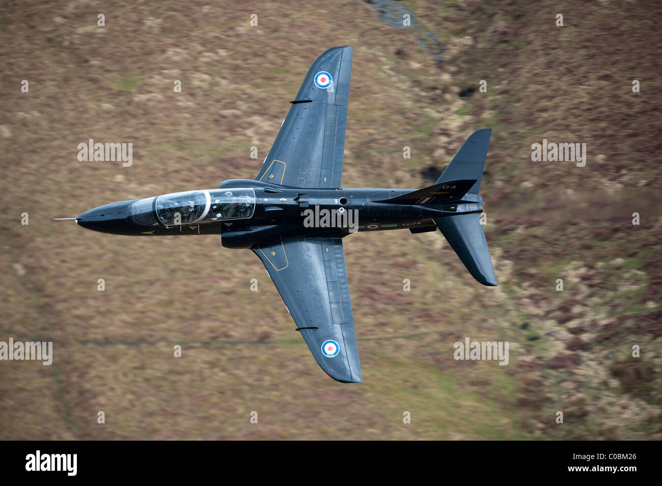Le premier Hawk est entré en service avec la RAF en 1976, à la fois en tant qu'advanced flying-avions d'entraînement et une formation d'armes avion : Banque D'Images