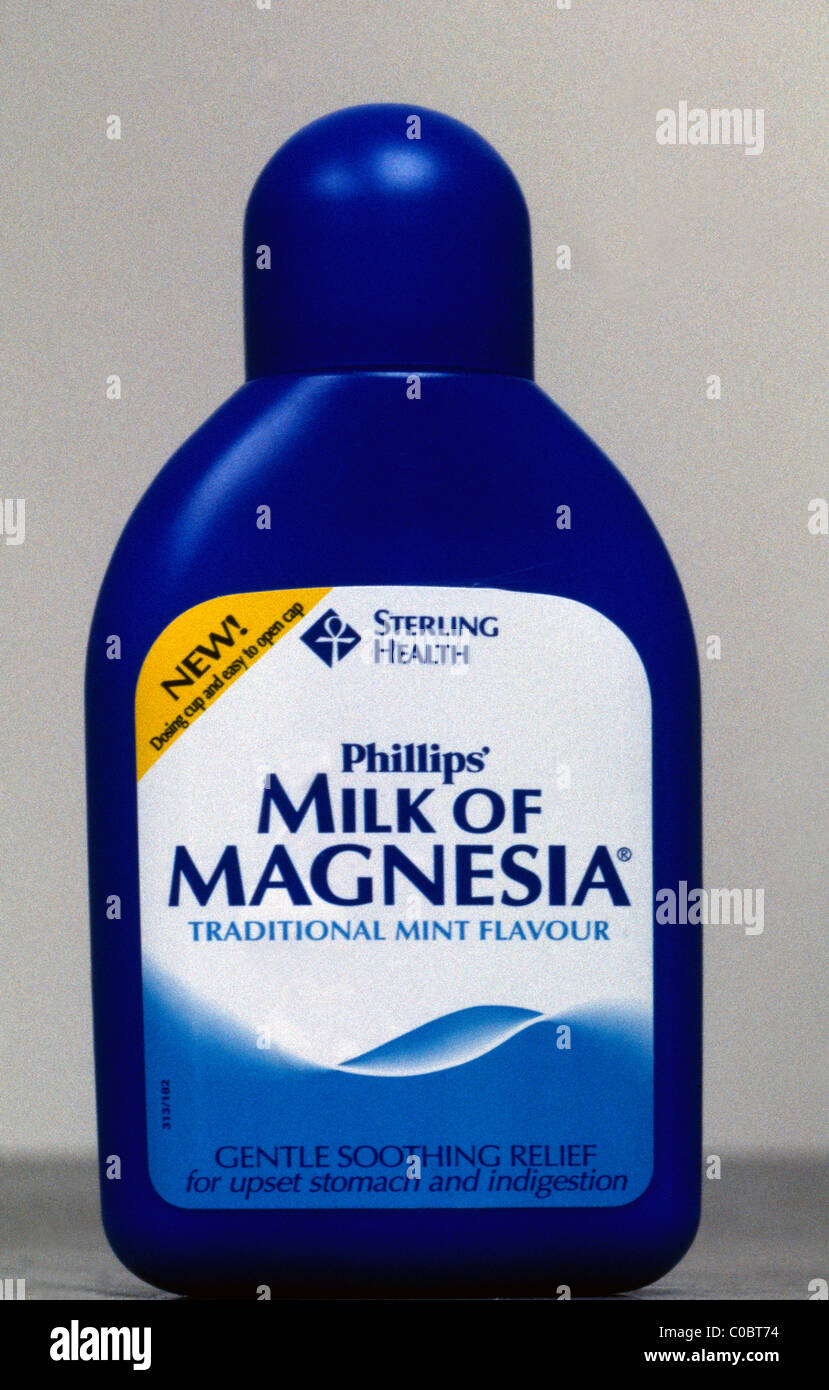 Le lait de magnésie Banque D'Images