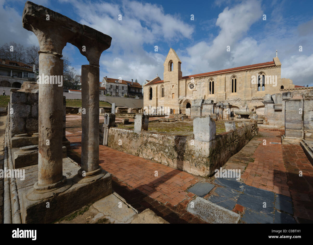 Santa Clara-a-Velha, à Coimbra, Portugal, Europe Banque D'Images