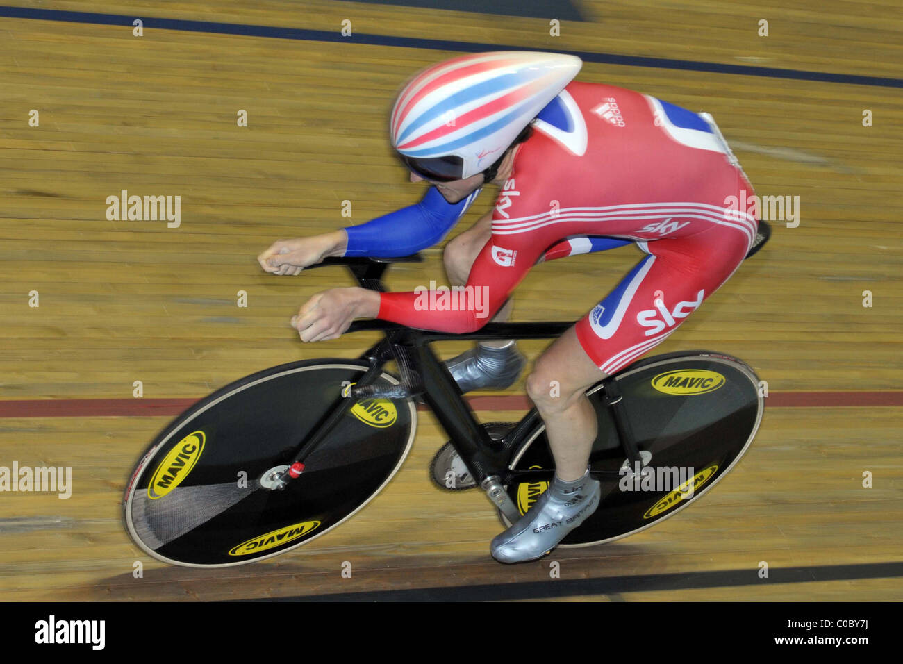 Mens Poursuite individuelle. Coupe du Monde UCI. Vélodrome de Manchester. 18/02/2011. Crédit OBLIGATOIRE Sportinpictures/Garry Bowden Banque D'Images