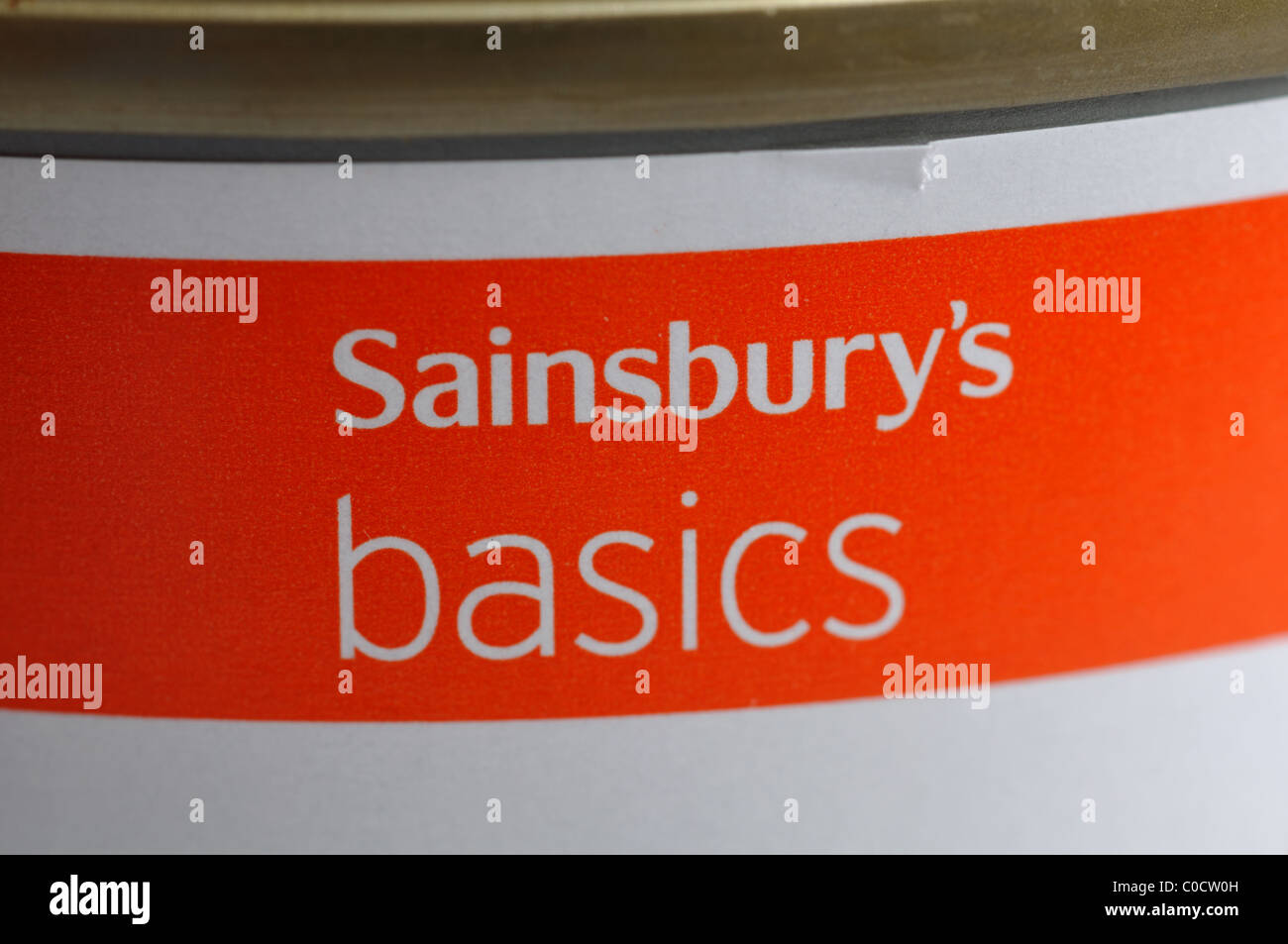 Sainsbury's basics Banque D'Images