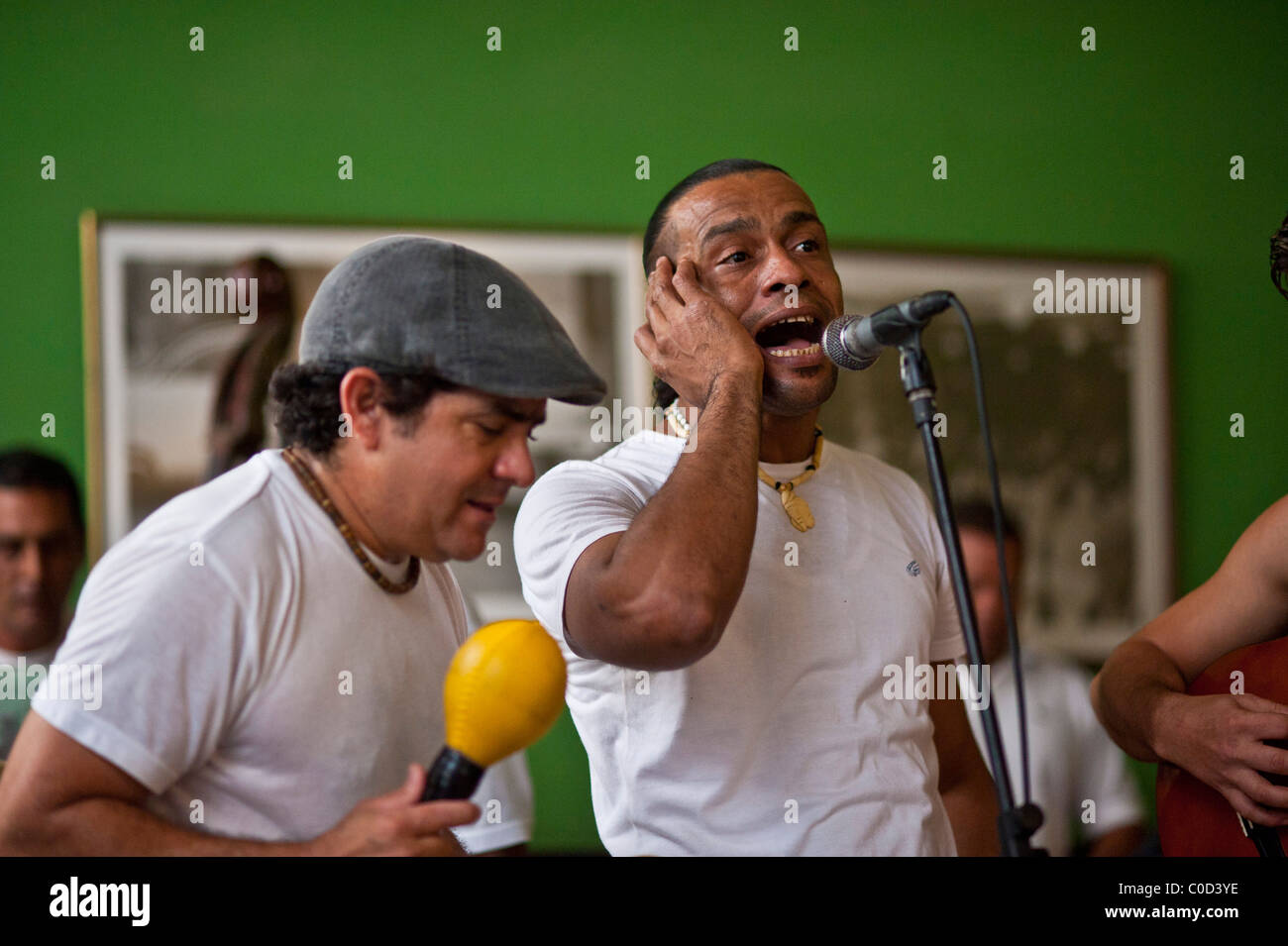 La musique cubaine en bars et restaurants La Vieille Havane Cuba Banque D'Images