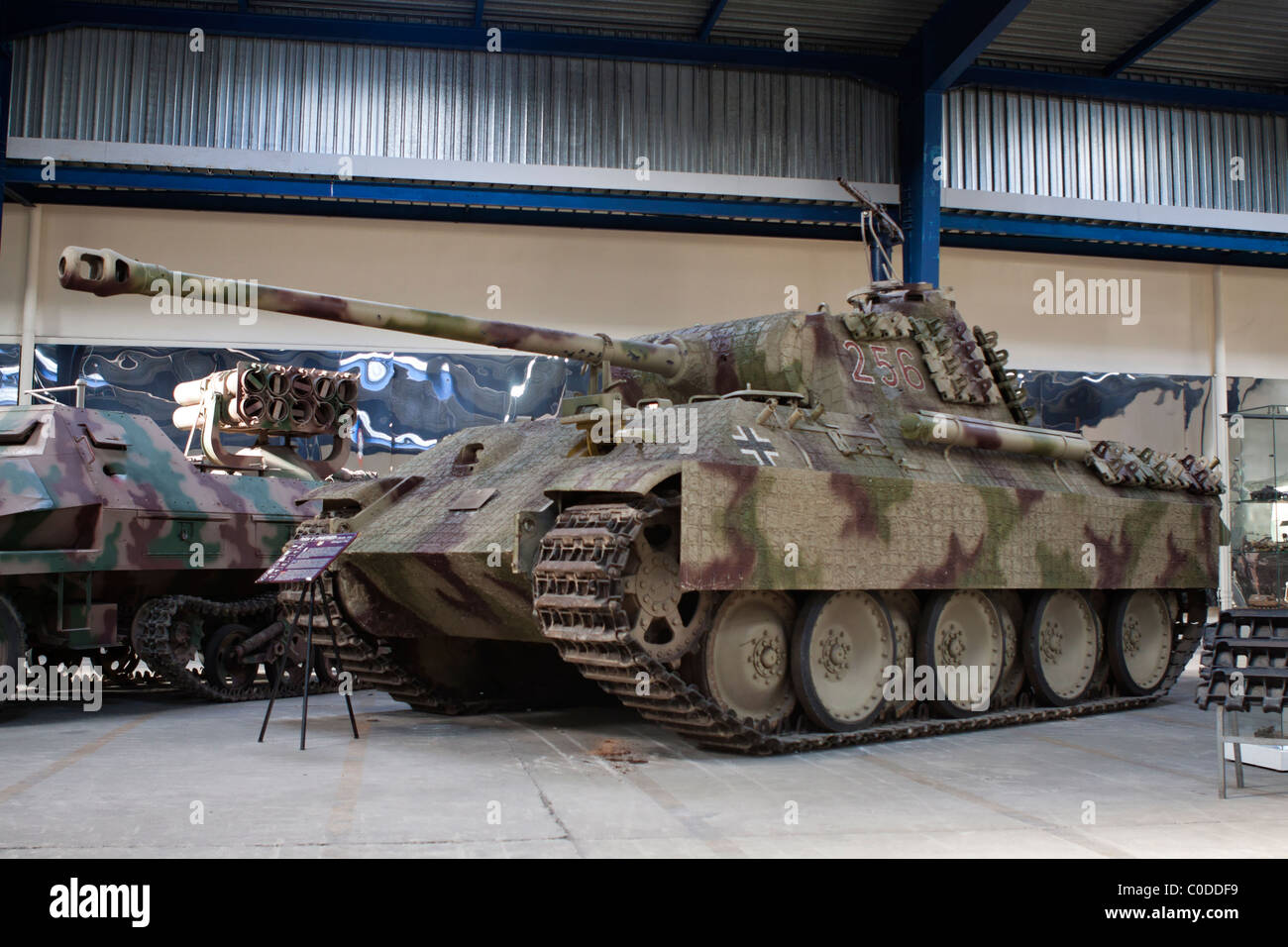 German Panzerkampfwagen V Panther (SD.KFZ. 171), réservoir de Chacé Banque D'Images
