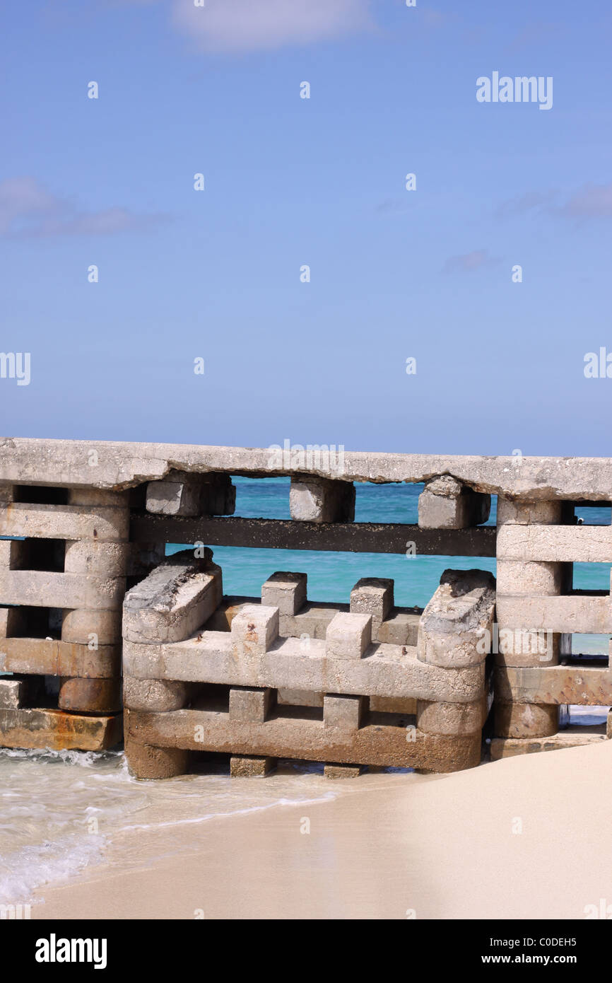 Les médecins Cove Beach, en Jamaïque Banque D'Images