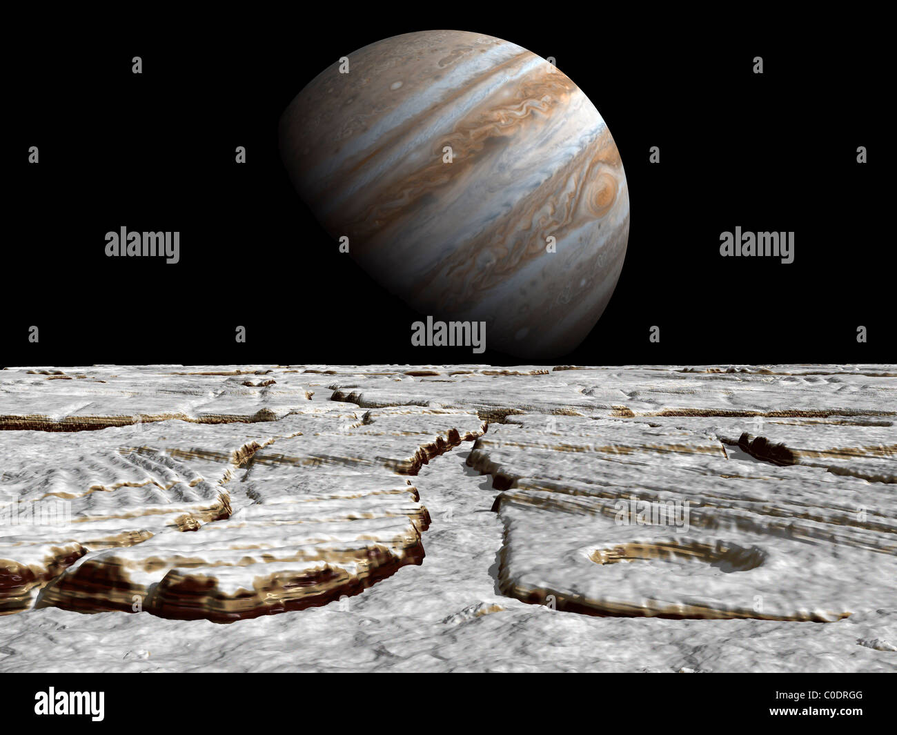 Jupiter lune europe Banque de photographies et d’images à haute ...