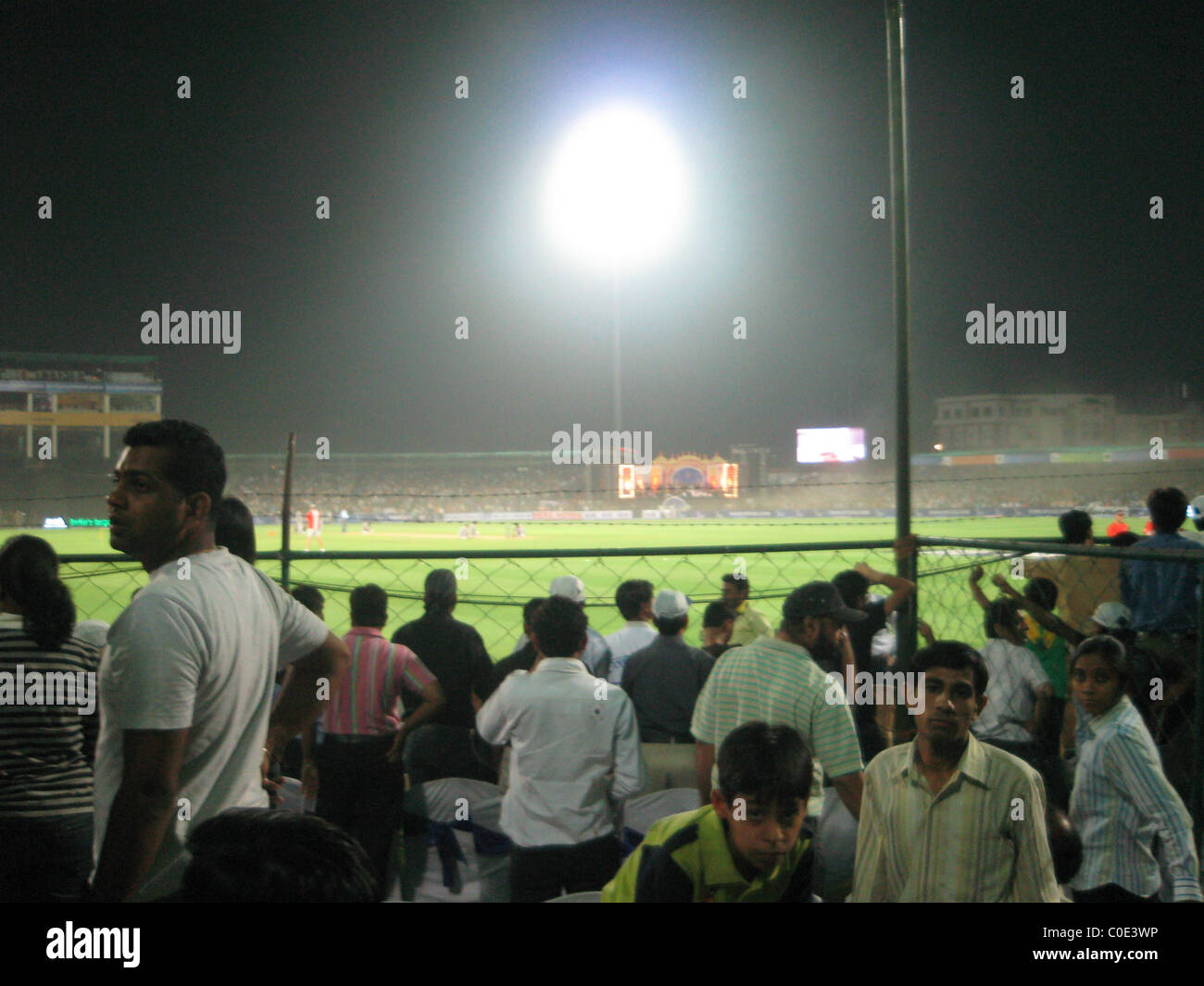 DLF IPL cricket entre Rajasthan Royals et Kings XI Punjab, au stade Sawai Mansingh Jaipur, Inde - 26-04-08 Banque D'Images
