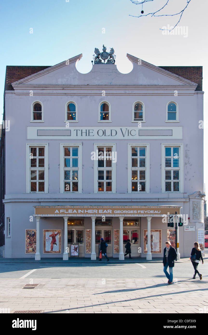 L'Old Vic Theatre, Londres, Angleterre. Banque D'Images