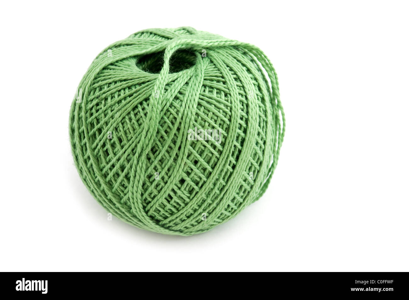 Objet sur blanc - Fil à coudre close up Banque D'Images