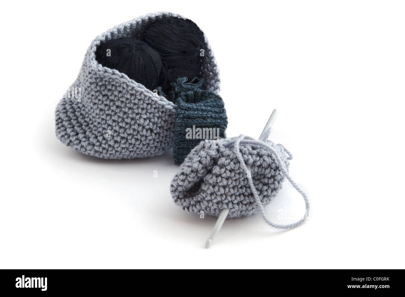 Objet sur blanc - Fil à coudre close up Banque D'Images