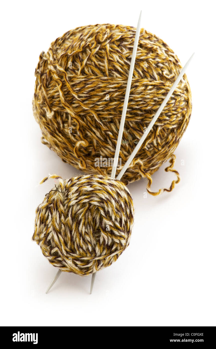 Objet sur blanc - Fil à coudre close up Banque D'Images