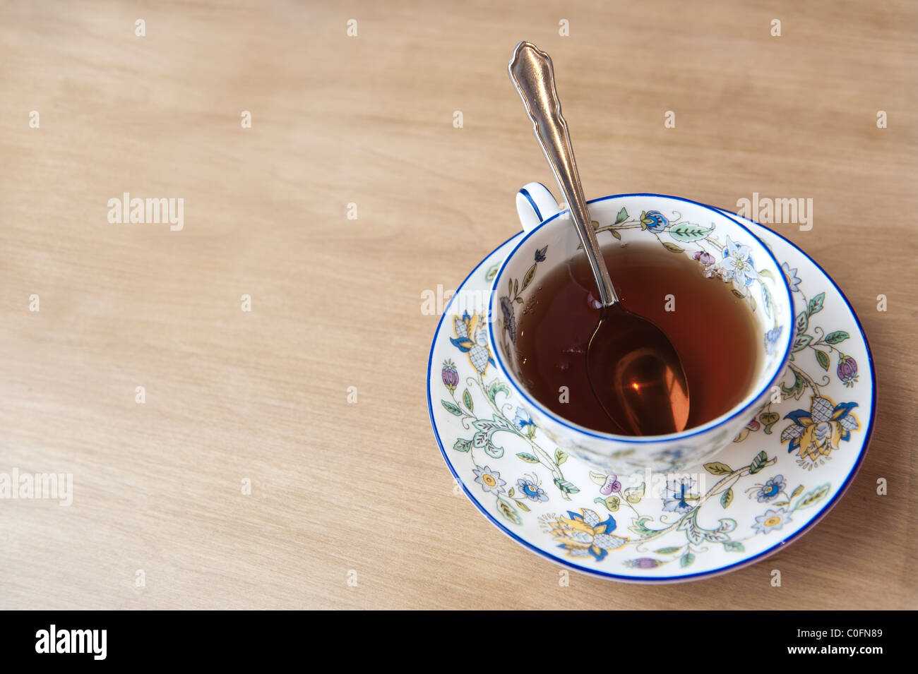 Tasse de thé anglais en Chine Banque D'Images