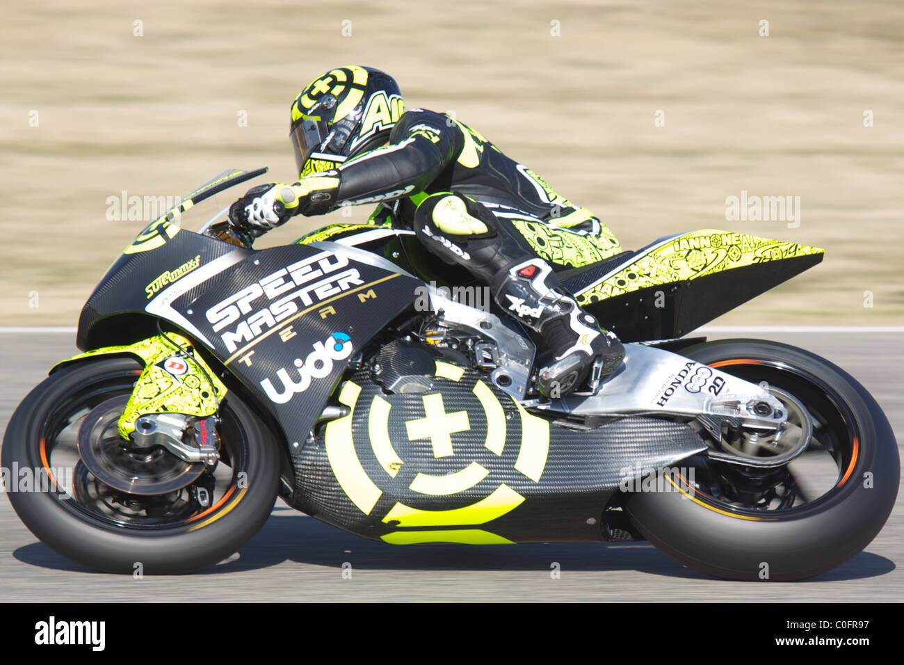 Moto2 Circuito Comunidad Valenciana Ricardo Tormo Cheste Test IRTA Banque D'Images