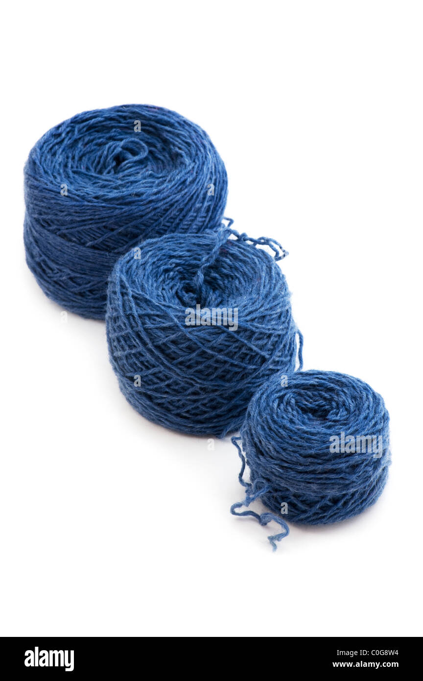 Objet sur blanc - Fil à coudre close up Banque D'Images