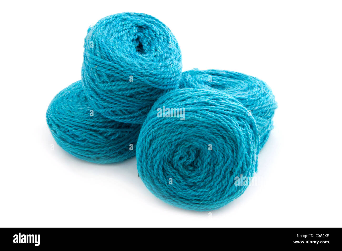 Objet sur blanc - Fil à coudre close up Banque D'Images