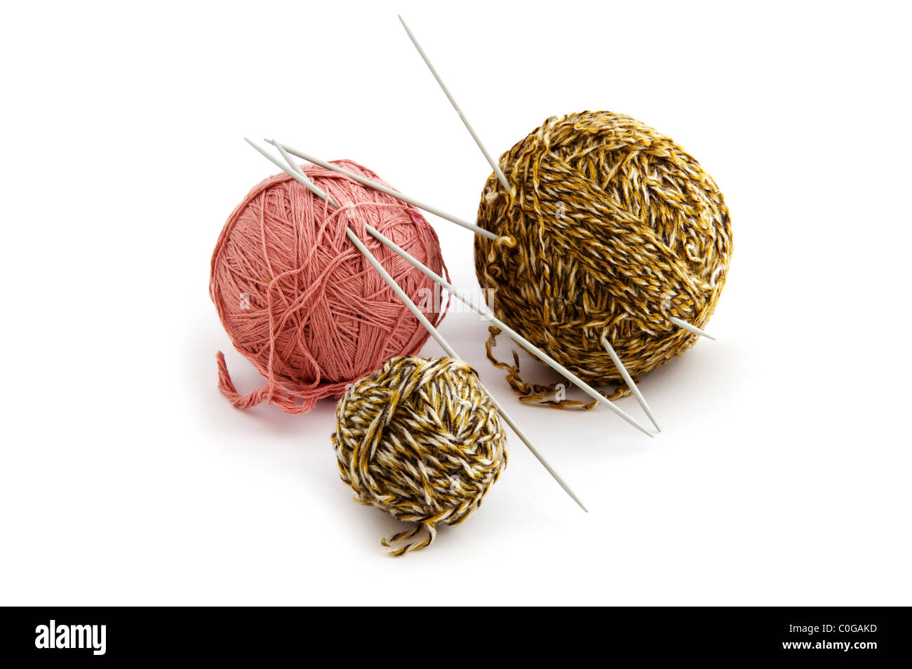 Objet sur blanc - Fil à coudre close up Banque D'Images