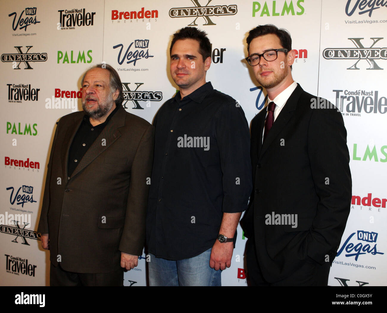 Ricky Jay Sean, McGinty et Colin Hanks 'Le Grand Buck Howard' animée par Cinevegas Film Festival. Las Vegas Banque D'Images