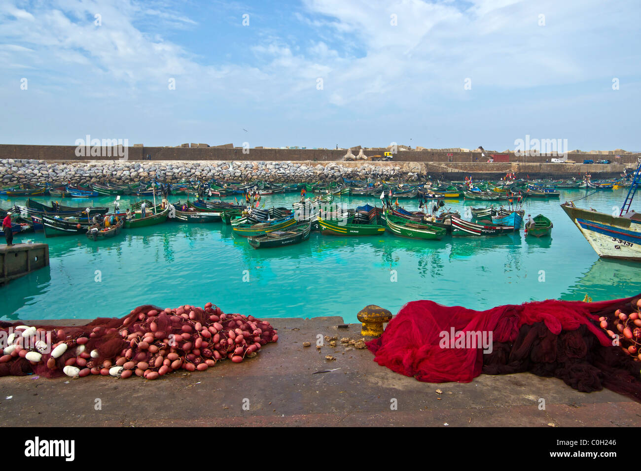 Port de pêche de Safi Banque D'Images