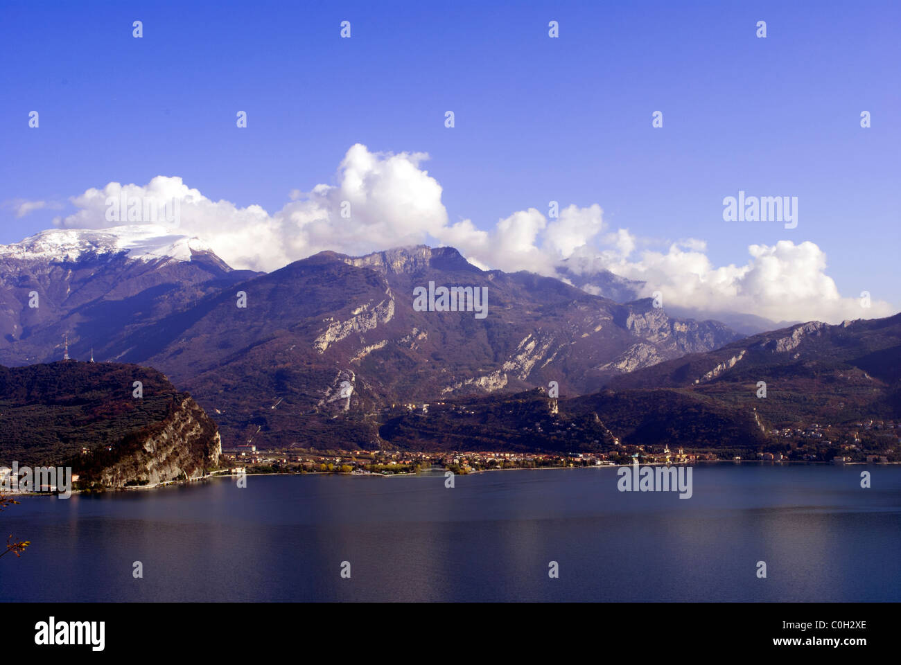 Vue sur le lac de garde Banque D'Images