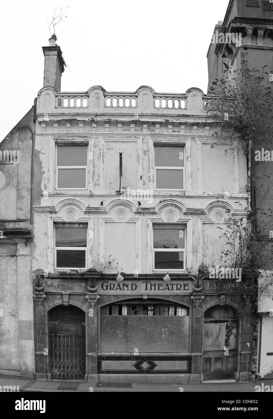 Union Street, Plymouth, ancien théâtre Banque D'Images