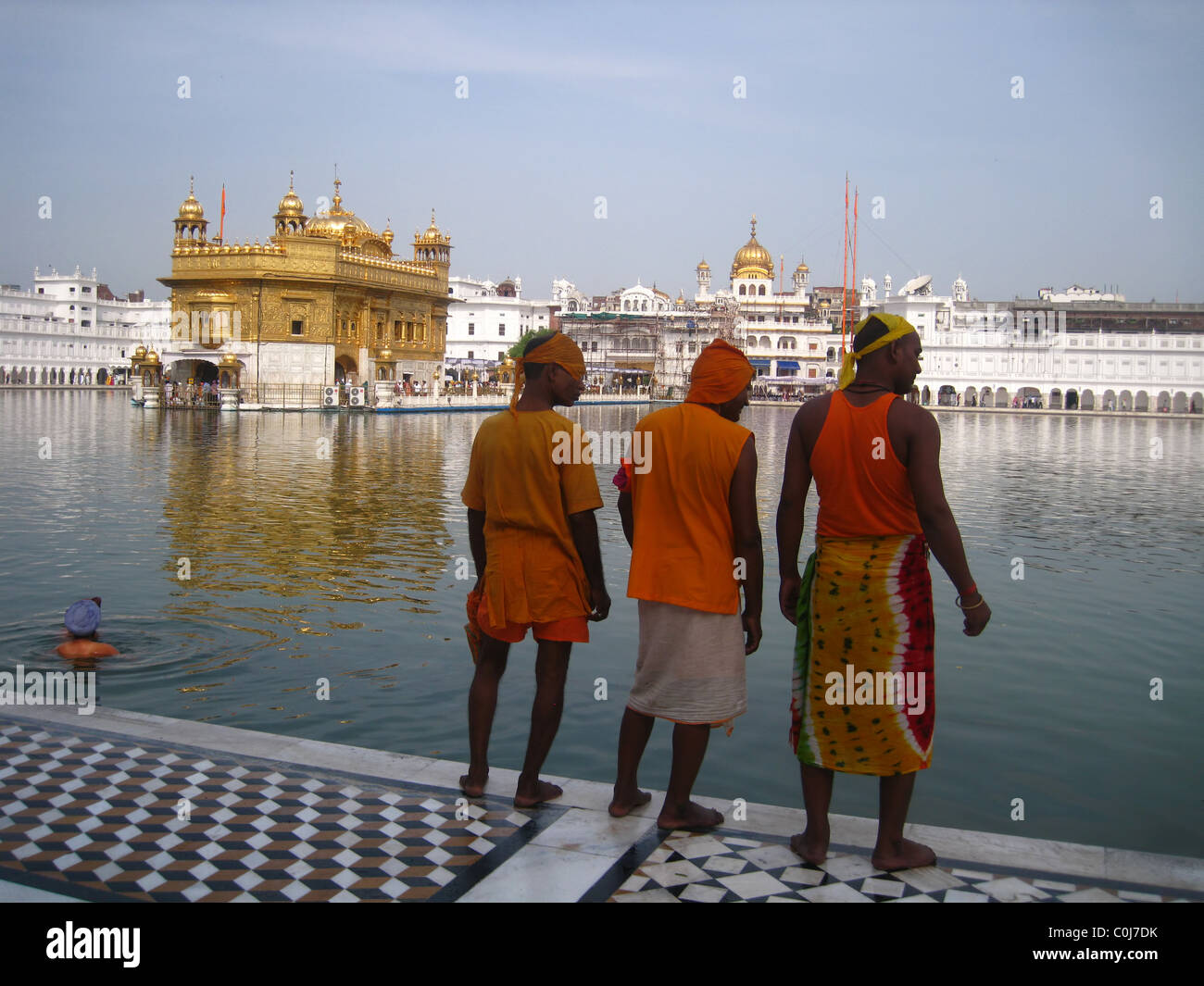 Golden Temple à Amritsar - Sri Harimandir Sahib. Banque D'Images