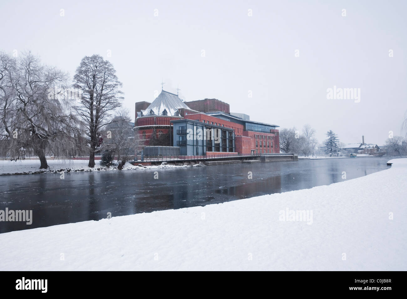 Royal Shakespeare Theatre. Stratford-upon-Avon. Le Warwickshire. L'Angleterre. UK. Banque D'Images