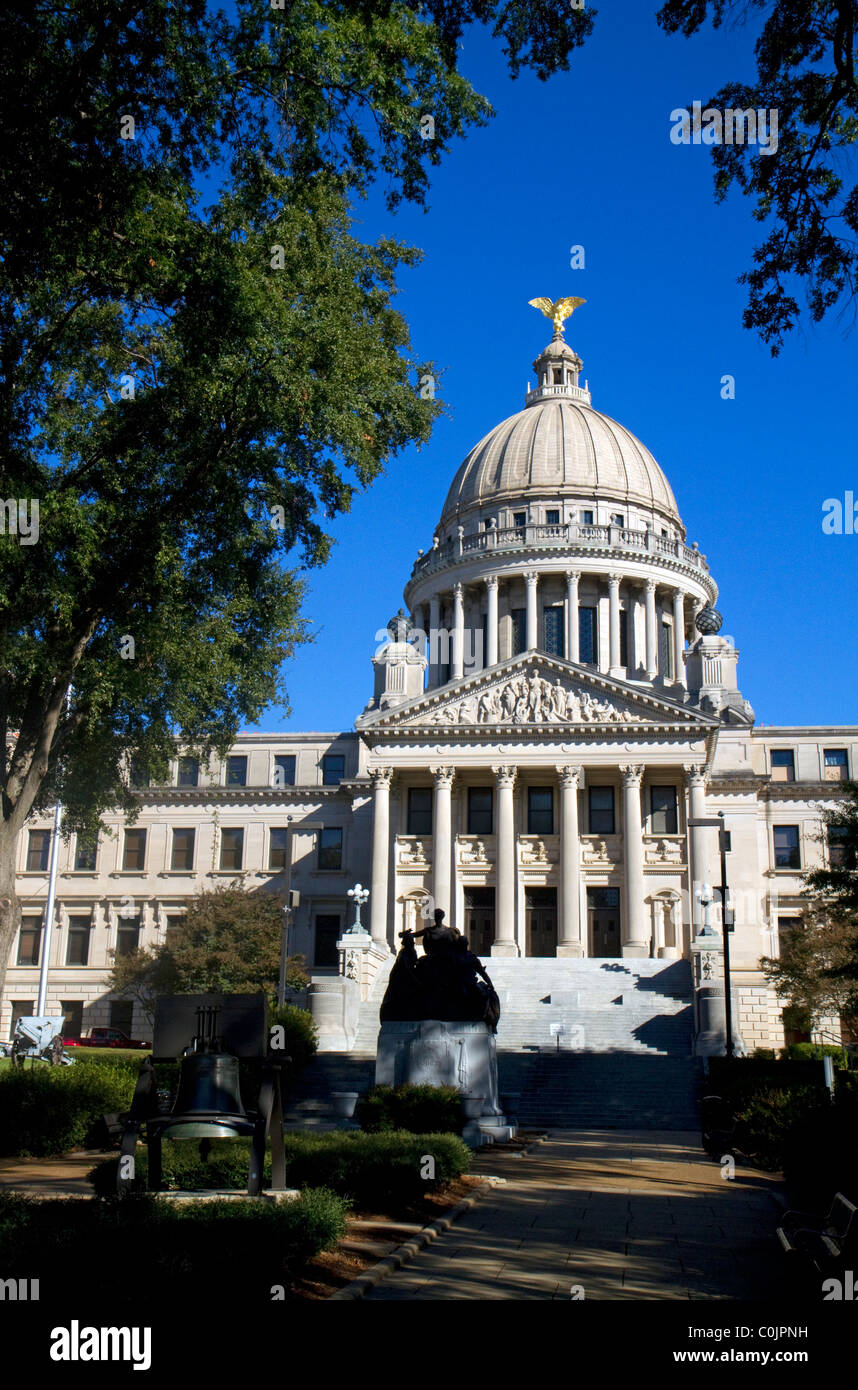 Mississippi State Capitol building à Jackson, Mississippi, USA. Banque D'Images