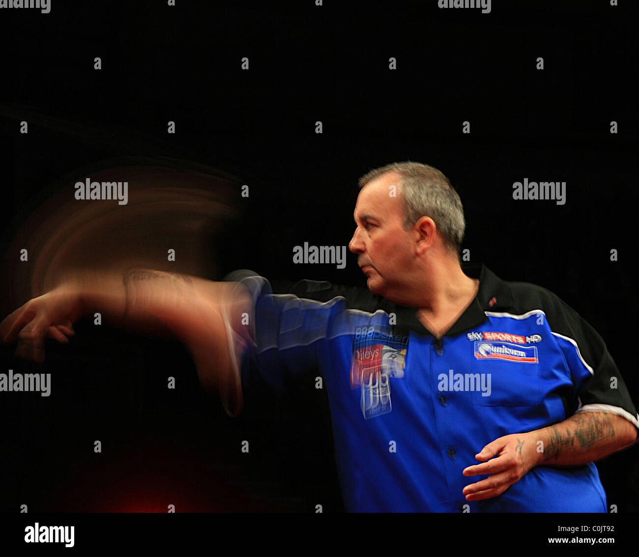 Premier League Darts PDC de l'Odyssey Arena de Belfast Banque D'Images