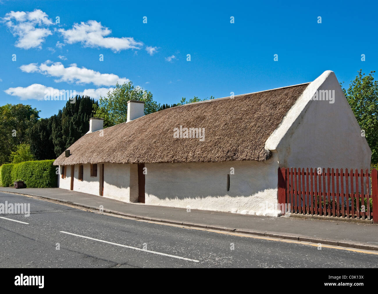 Robert Burns Cottage en Alloway Ayrshire en Écosse Banque D'Images