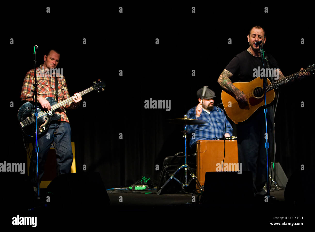 Social Distortion rock band performing live in concert Banque D'Images