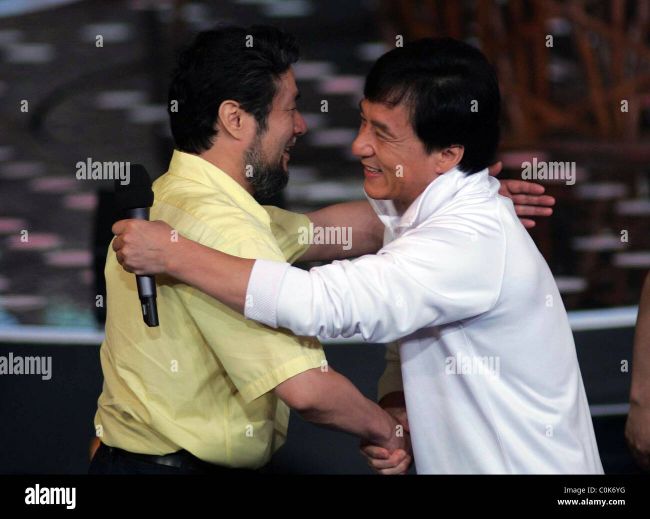 Chen Weiya et Jackie Chan Directeur des Jeux Olympiques d'ouverture et ...