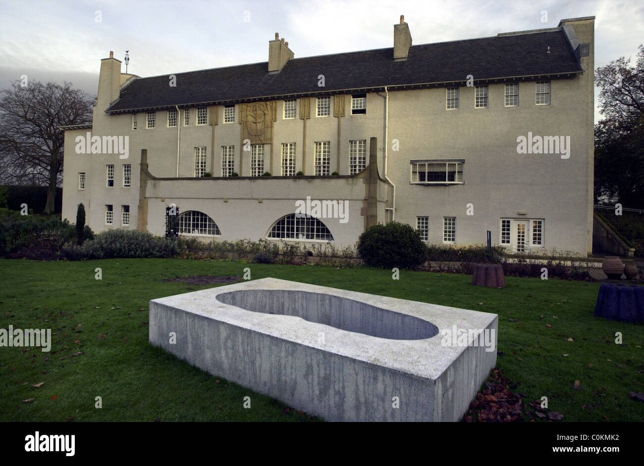 Maison pour un amateur d'art Charles Rennie Macintosh maison à Bellahouston Park. Glasgow Banque D'Images