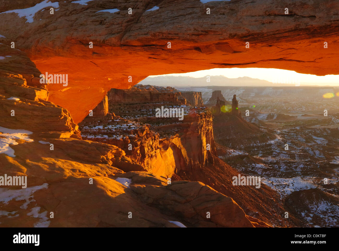 Mesa Arch, Canyonlands National Park, Utah Banque D'Images