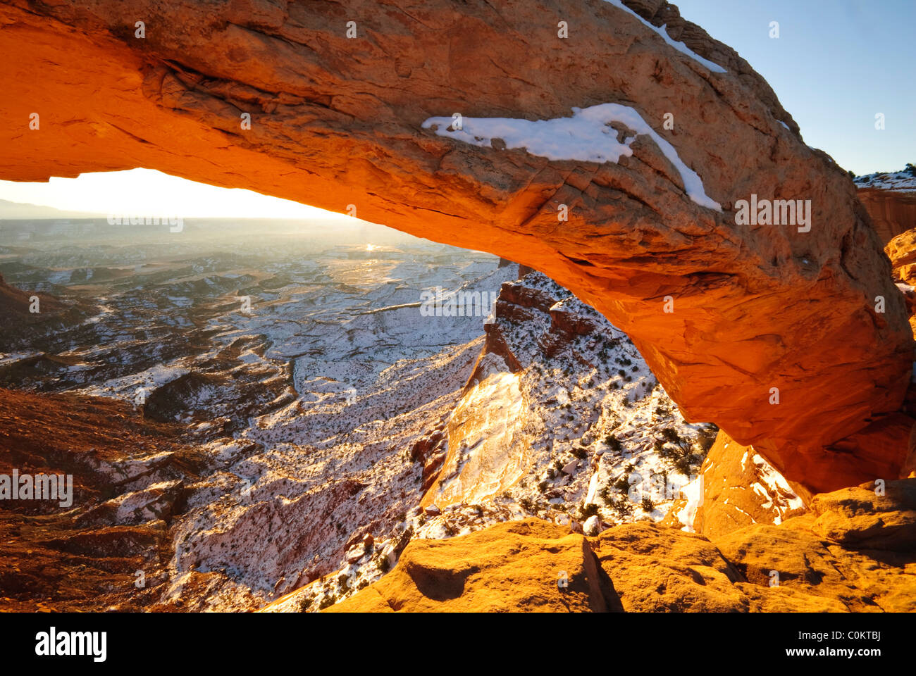 Mesa Arch, Canyonlands National Park, Utah Banque D'Images