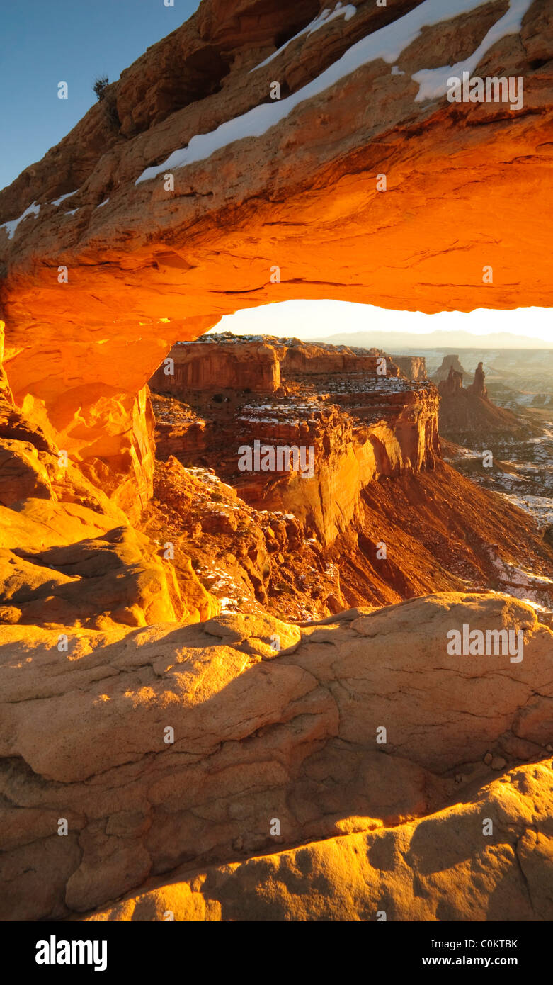 Mesa Arch, Canyonlands National Park, Utah Banque D'Images