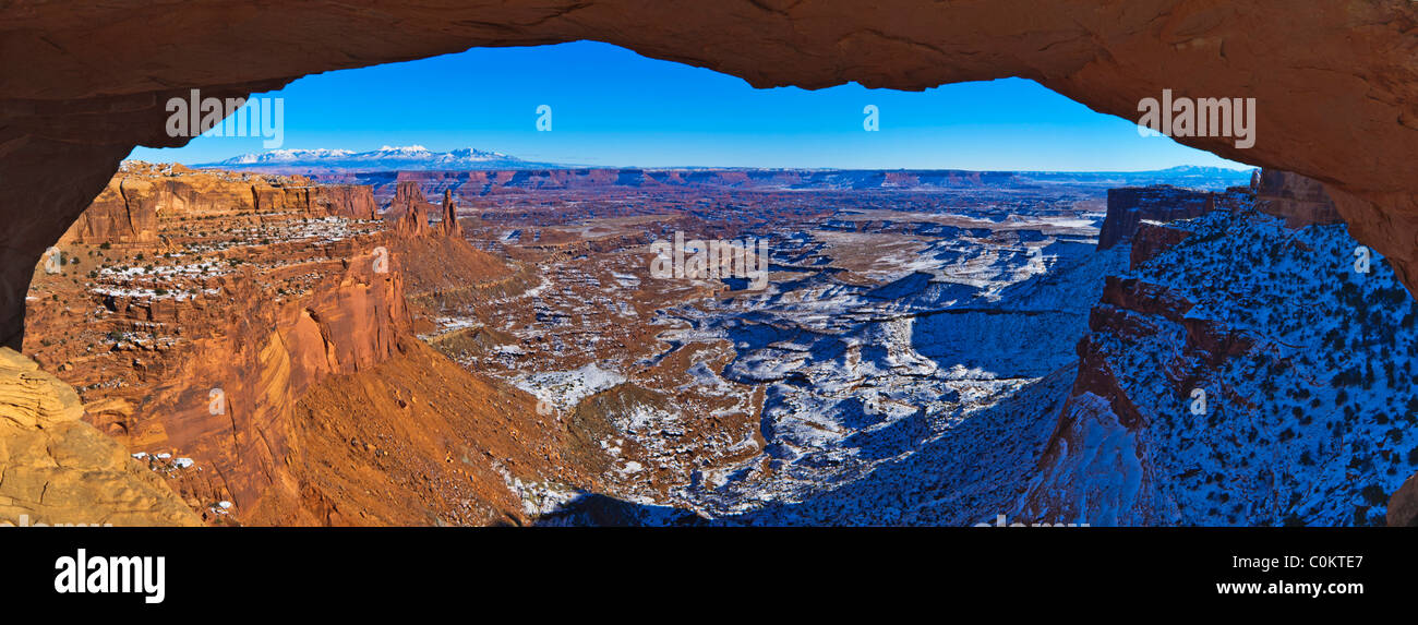 Mesa Arch, Canyonlands National Park, Utah Banque D'Images