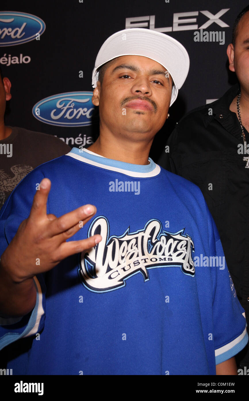 Ismaël 'ish' Jimenez Estilo, Vida, Vision y Gala Pasion pour promouvoir le nouveau Ford Flex pour le marché hispanique de médias à Los Banque D'Images