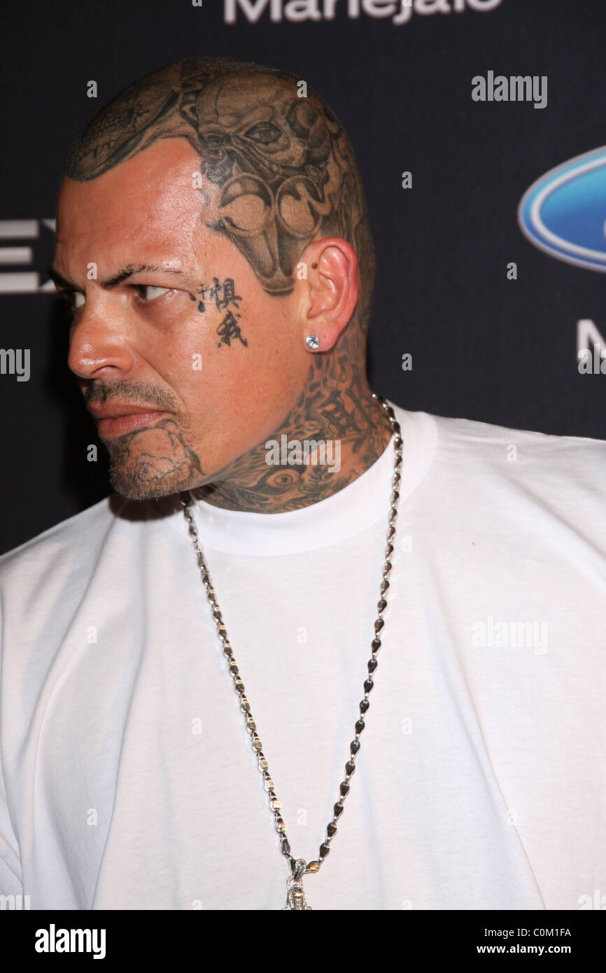 Lucky Lucciano Estilo, Vida, Vision y Gala Pasion pour promouvoir le nouveau Ford Flex pour le marché hispanique de médias à Los Angeles Banque D'Images