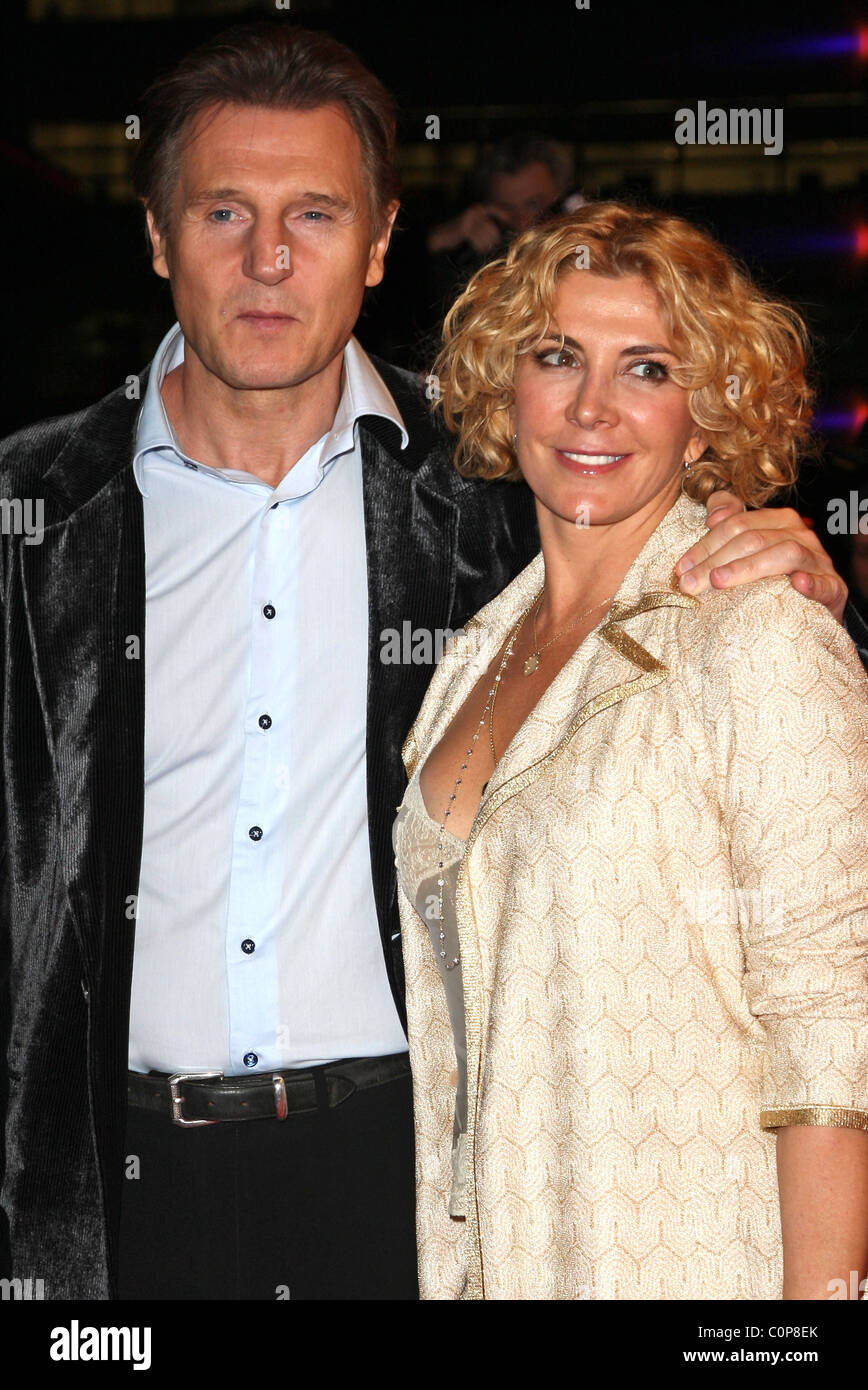 Natasha Richardson et Liam Neeson Le Times BFI London Film Festival - "l'autre homme' - Arrivées Londres, Angleterre - 17.10.08 Banque D'Images