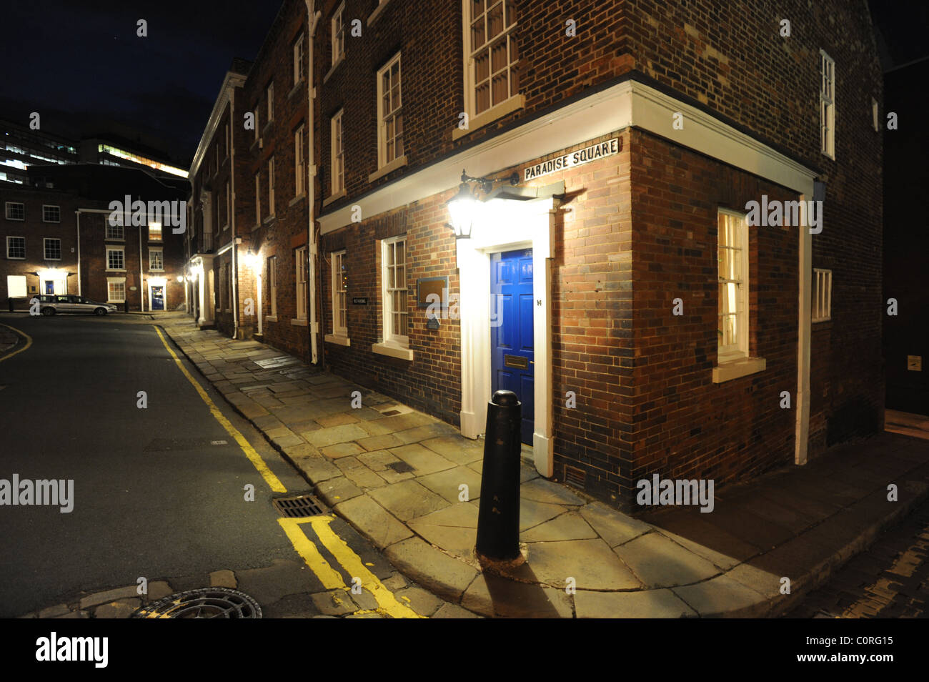 Paradise square dans le quartier historique de Sheffield South Yorkshire Banque D'Images