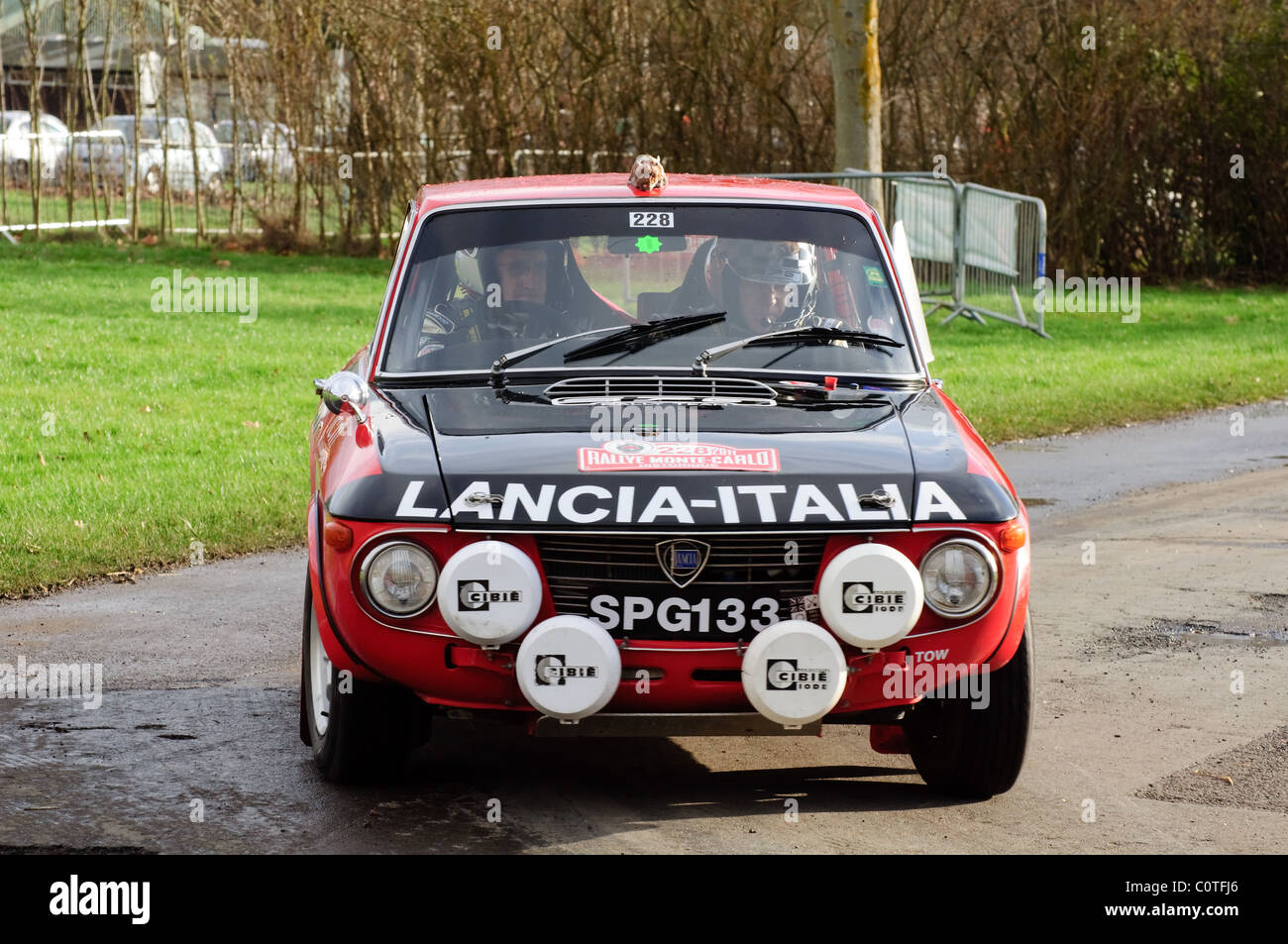 Lancia Fulvia HS, Tony Graham - Race Retro, Stoneleigh Park Banque D'Images