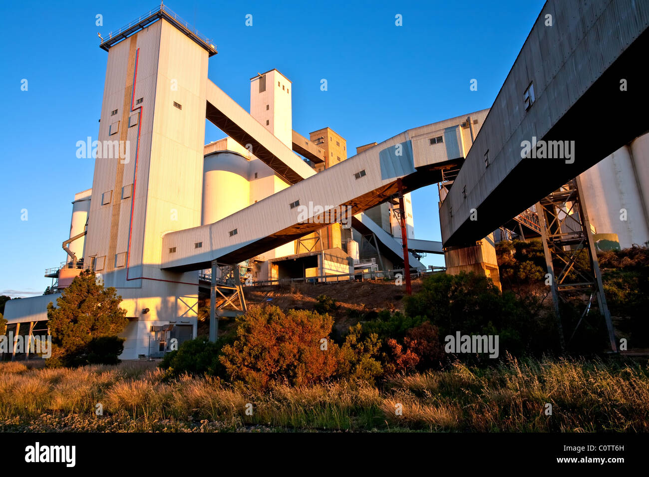 La péninsule de Yorke Silo Wallaroo Australie du Sud Banque D'Images