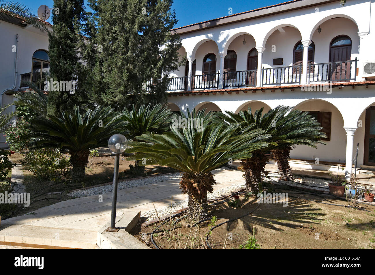 Le Bishop's Palace et Musée Byzantin à Paphos Chypre Banque D'Images