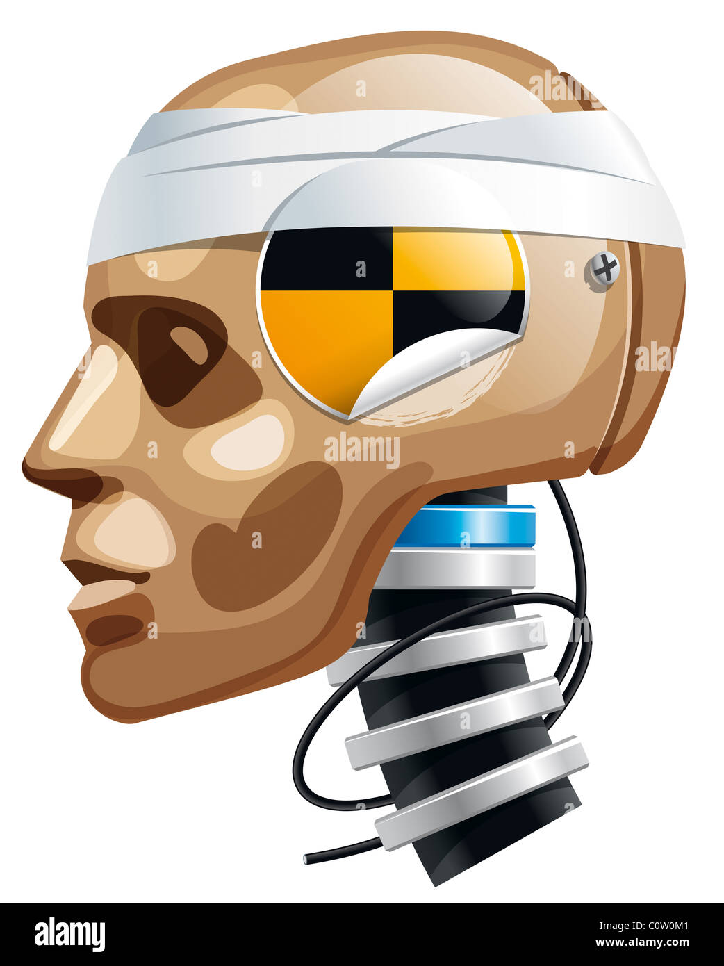 Crash test dummy Banque D'Images